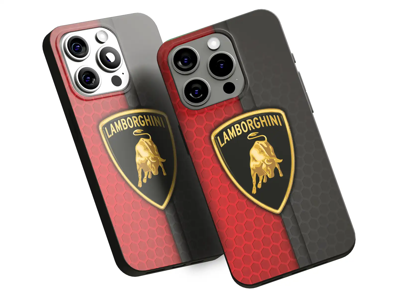 Lamborghini Custodia Silicone Telefono Look Standard